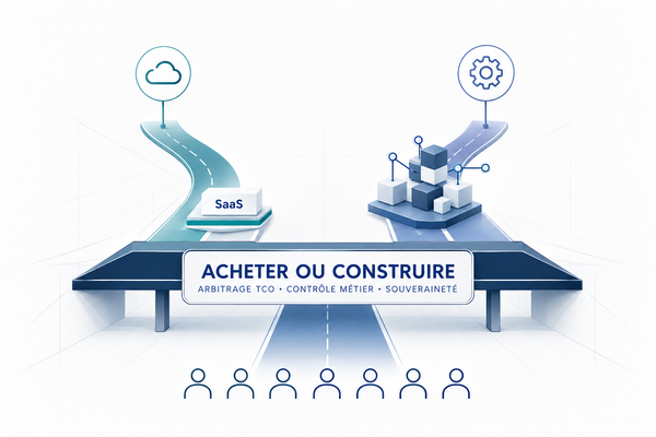 Illustration Acheter ou construire : comparaison entre un SaaS multi-provider et une couche multi-provider construite en interne